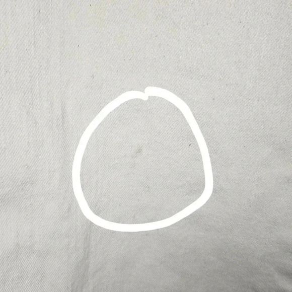 Vintage Eddie Bauer Y2K Cotton Stretch High Rise Cropped Kick Flare Bone Jeans 6 - Picture 10 of 11